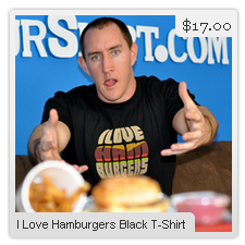 Click here to buy our I Love Hamburgers Screen Printed T-Shirt